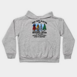 Funny Christmas Dispatcher Kids Hoodie